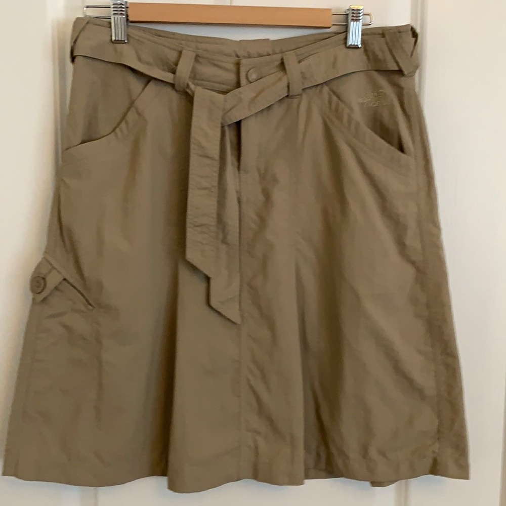 The North Face Tan A-Line Skirt